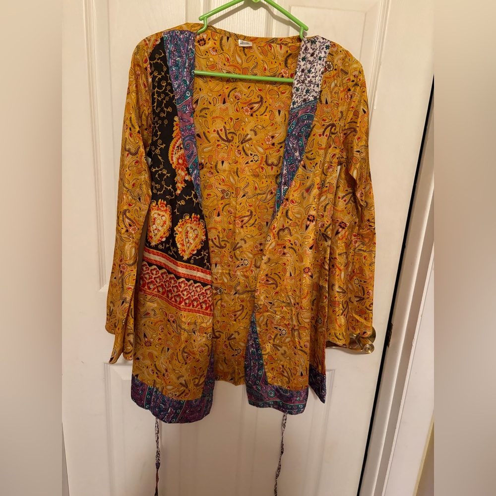 Multicolor Paisley Women's Kimono